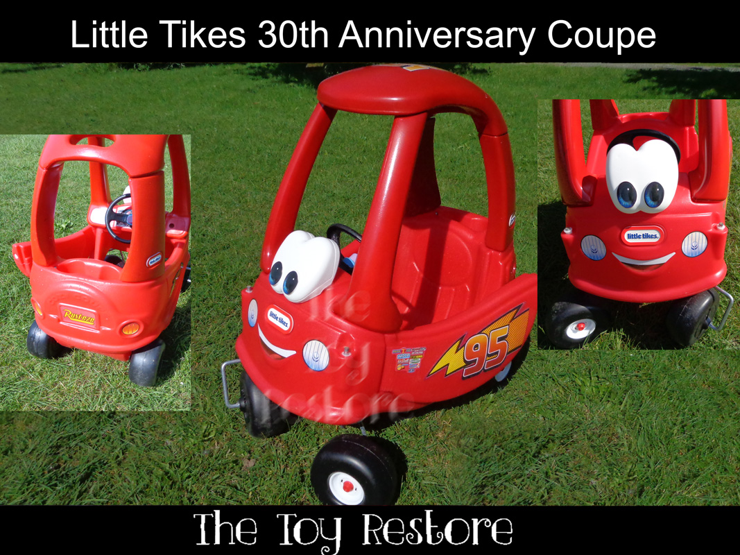 How to Identify Your Model of Little Tikes Cozy Coupe : Little Tikes 30th Anniversary Cozy Coupe Lightning McQueen Makeover