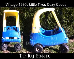 Vintage 1980s Original Little Tikes Cozy Coupe