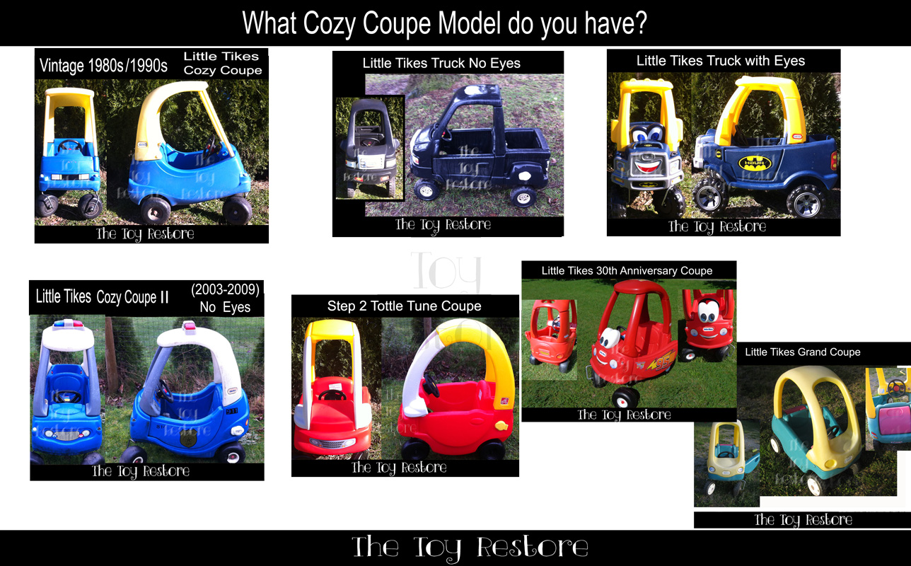 How to Identify Your Model of Little Tikes Cozy Coupe