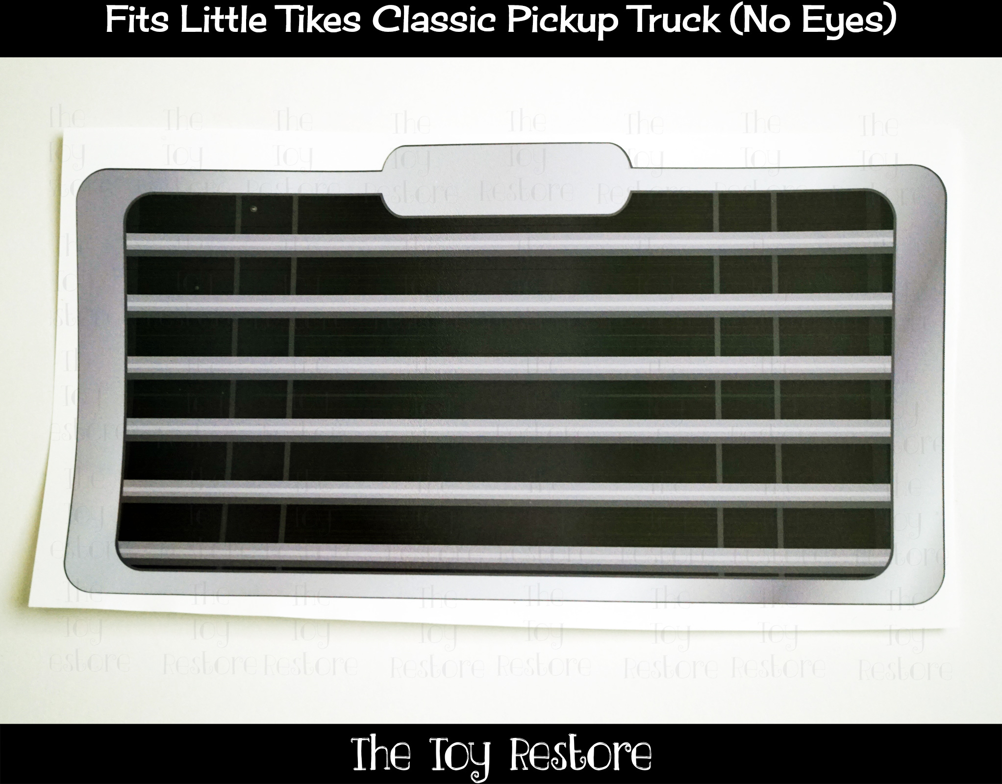 Replacement Grill Decal Little Tikes Pickup Cozy Truck Fix Repair