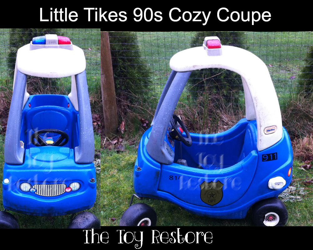 1990s Little Tikes Cozy Coupe with no eyes