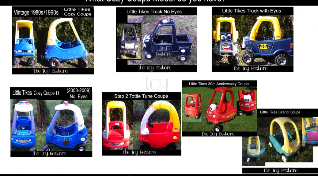 How to Identify Your Model of Little Tikes Cozy Coupe Car
