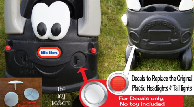 How to Fix the Headlights on your Little Tikes 30th Anniversary Cozy Coupe